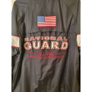 Men’s Size XL Army National Guard Windbreaker Jacket